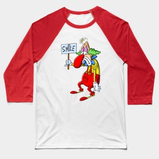 Smiley The Sad Clown Baseball T-Shirt